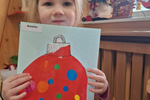 Praca plastyczna- bombka